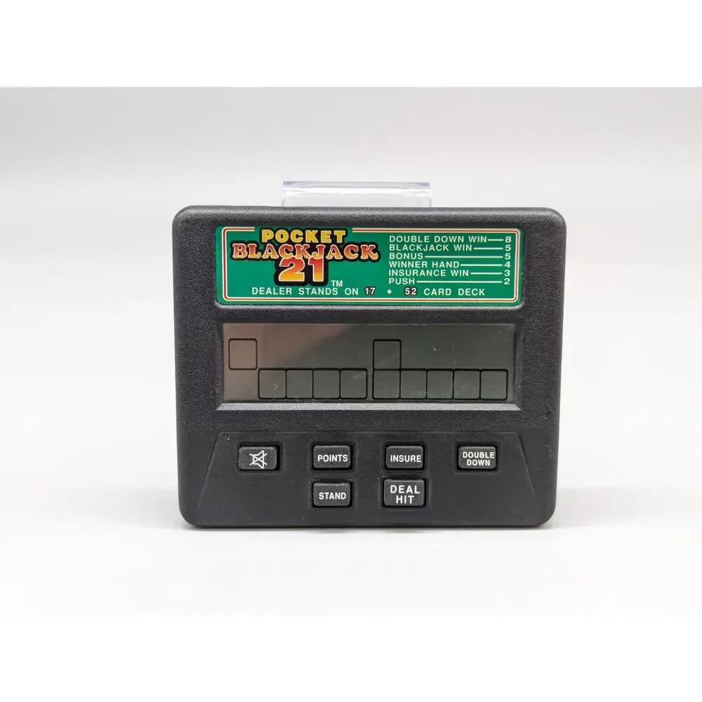 Radica 1350 Pocket Blackjack 21 Handheld Electronic Game Tested